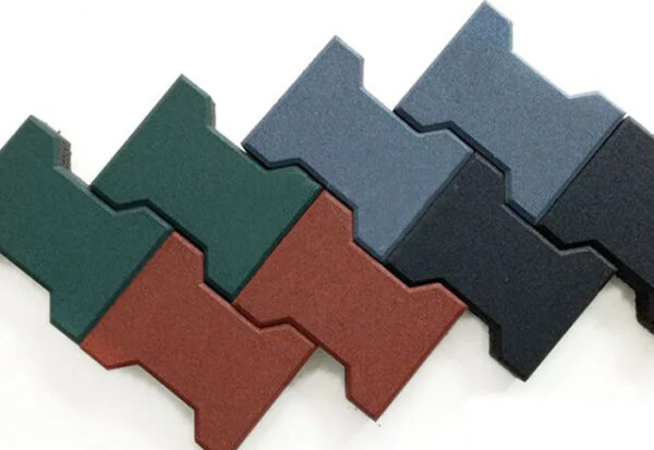 Dogbone Paver Rubber Tiles